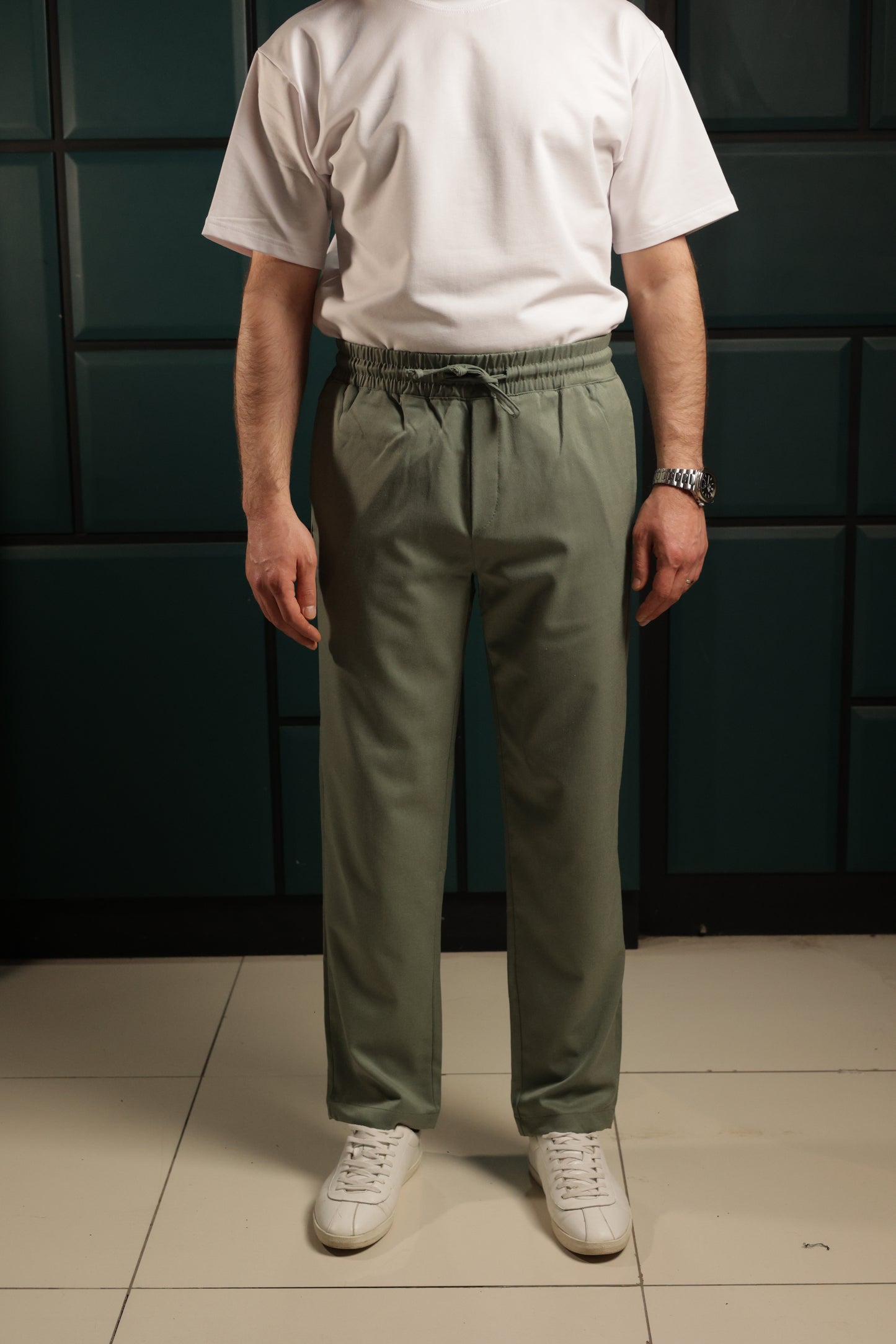 UrbanEase Düz Kesim Yazlık Jogger Pantolon