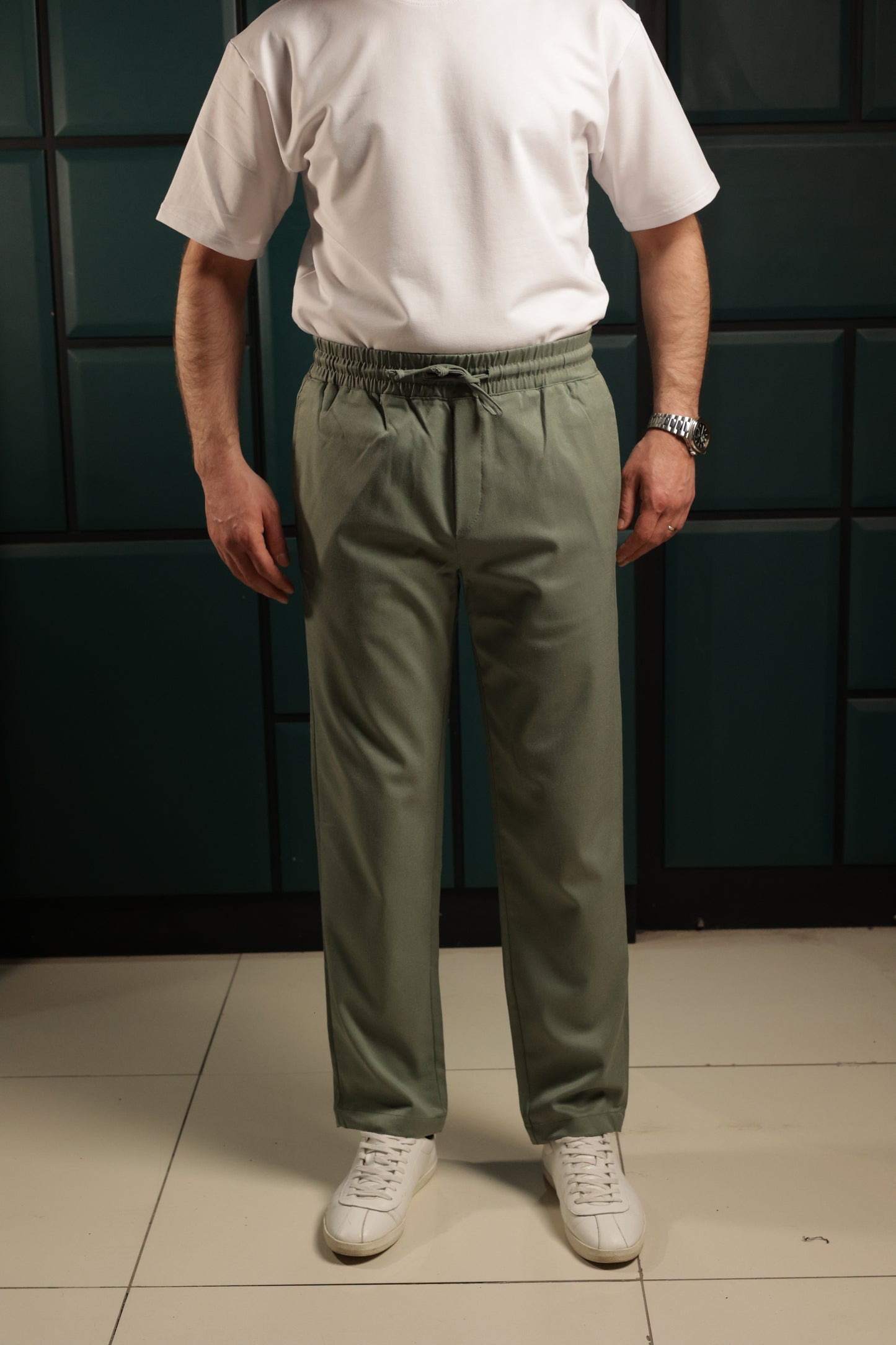 UrbanEase Düz Kesim Yazlık Jogger Pantolon