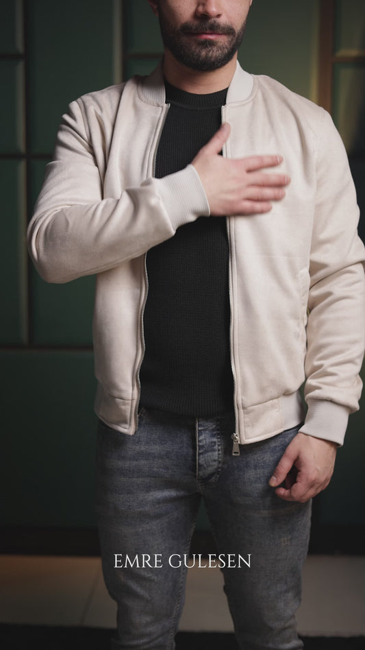Steel Wave Slim Fit Baharlık Nubuk Mont